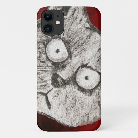 gekke kat Case-Mate iPhone case (Achterkant)