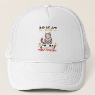 Gekke kat dame of katachtige liefhebber? trucker pet