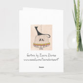 Gekke Kat de verjaardagskaarten van Dame Cats n Kaart (Achterkant)