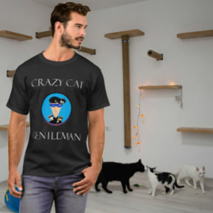 gekke kat heer t-shirt