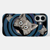 gekke kat in een spiraal Case-Mate iPhone case (Achterkant (horizontaal))