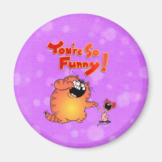 gekke kat magneet (Voorkant)