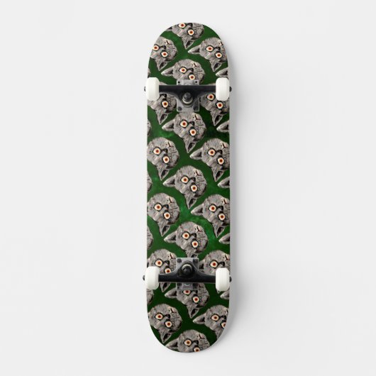 gekke kat skateboard (Voorkant)