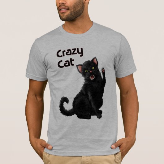 Gekke kat, T-shirt (Voorkant)
