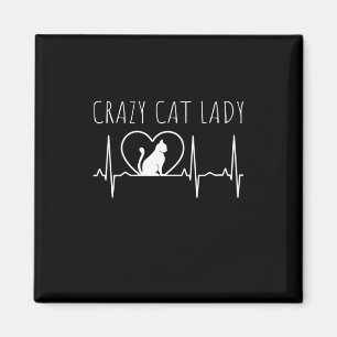 Gekke Katten Dame Magneet