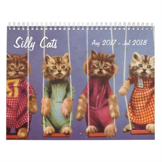 Gekke katten en Kittens - augustus 2017 - jul. 201 Kalender (Hoes)