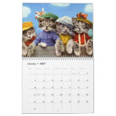 Gekke katten en Kittens - augustus 2017 - jul. 201 Kalender (Jan 2027)