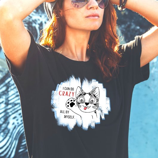 Gekke Katten Fun T-Shirt