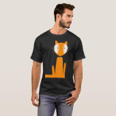 Gekke kattenkattenmannetje t-shirt (Voorkant volledig)