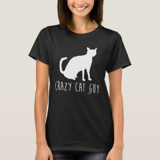 Gekke Kattenman Eigenaar Meme Woord T-shirt