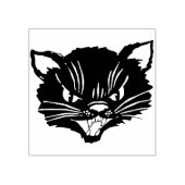 gekke-kattenriem rubberstempel (Afrduk)