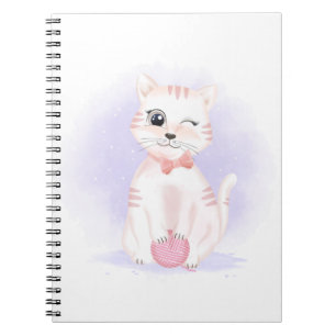 Gekke Kattenvrouw Kitty Kitten Roze Prinses Kat No Notitieboek
