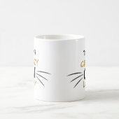 Gekke Kattenvrouw Snorren Fun Mok Cadeau (Center)