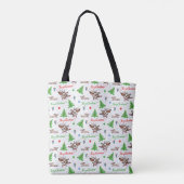 gekke kerst tote bag (Achterkant)