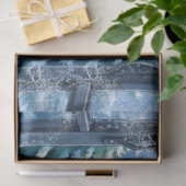 Gekke kerstelf met snoepriet. tissuepapier (Geschenk)