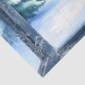 Gekke kerstelf met snoepriet. tissuepapier (Detail)