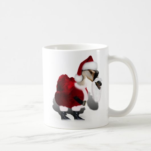 Gekke kerstman - een kerstcadeau op internet koffiemok (Rechts)