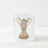 gekke kerstmuren matglas koffiemok (Center)