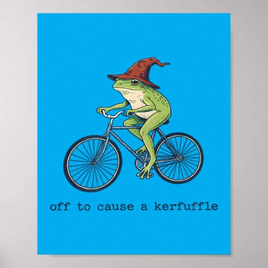Gekke kikker om herrie te schoppen poster (Voorkant)