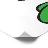 gekke kikkerkoningin (cartoon) poster (Hoek)