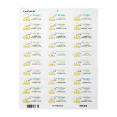 Gekke kip! Grappig leuk adreslabel Etiket (Full Sheet)