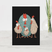 Gekke kip kaart (Voorkant)