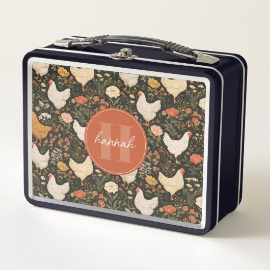 Gekke Kip Metalen Lunchbox (Voorkant)