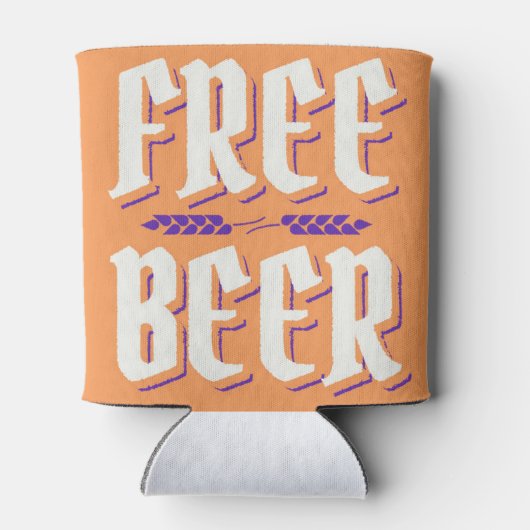 Gekke & Kitschy GRATIS BIER Blikjeskoeler (Achterkant)