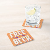 Gekke & Kitschy GRATIS BIER Kartonnen Onderzetters (Insitu)