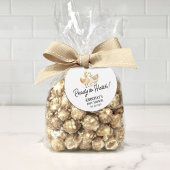 Gekke kleine gans klaar om Baby shower uit te broe Bedankjes Labels