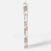 Gekke Kleine Huizen Illustratie Aangepaste Naam Case-Mate iPhone Case (Achterkant / Links)