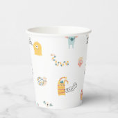 Gekke Kleine Monsters Party Cup Papieren Bekers (Links)