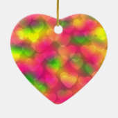 Gekke kleuren, harten Ornament van het hart (Achterkant)