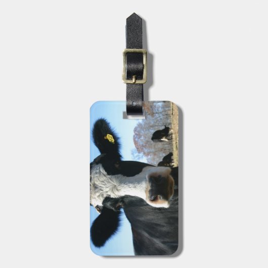 Gekke Koe Bagagelabel (Voorkant verticaal)