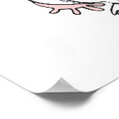 gekke koe drink melk poster (Hoek)