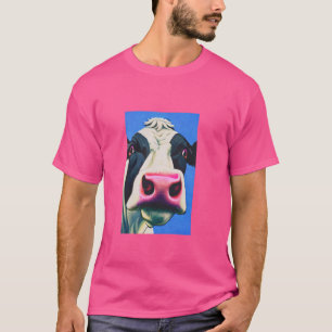 Gekke Koe Koe Boer Rundvee Melkvee Koe Herd T-shirt