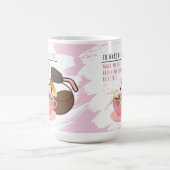 Gekke koffie Mok | Meisje in een Mok Koffie Mok (Center)