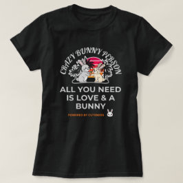 Gekke Konijn Persoon T-shirt