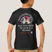 Gekke Konijn Persoon T-shirt (Achterkant)