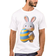 Gekke konijnen in een kleurrijke weide