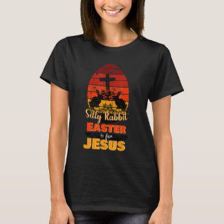 Gekke konijnenbroodrooster voor Jezus christenen B T-shirt