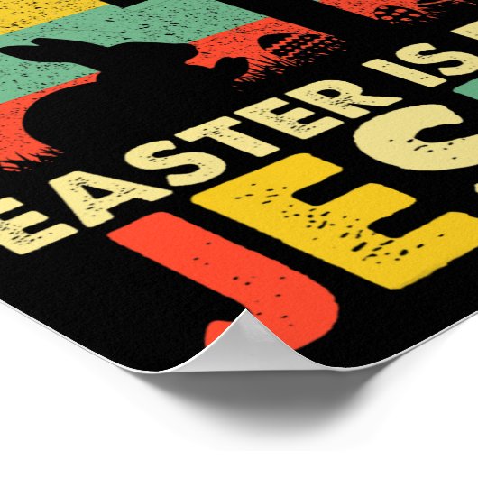 Gekke konijnenbroodrooster voor Jezus Cute Bunny C Poster (Hoek)