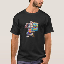 Gekke konijnenPasen is voor Jesus Mannen T-Shirt