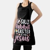 Gekke konijnenPasen is voor Jezus Christelijk Schort (Insitu)