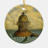 Gekke kosmologieorganisatie keramisch ornament (Voorkant)