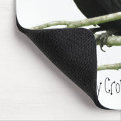 Gekke Kraai Dame Mousepad Muismat (Hoek)