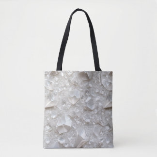 Gekke kristallen tote bag