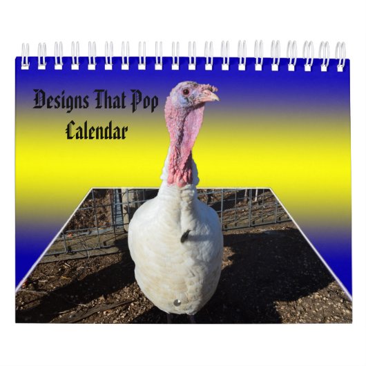 Gekke kunstwerken die Pop, Kalender (Hoes)