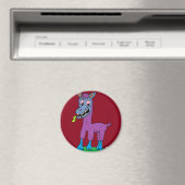 Gekke lamamanmonster magneet (Insitu (Vaatwasser))