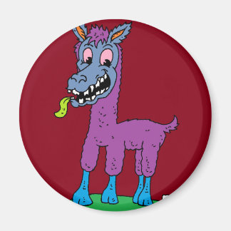 Gekke lamamanmonster magneet